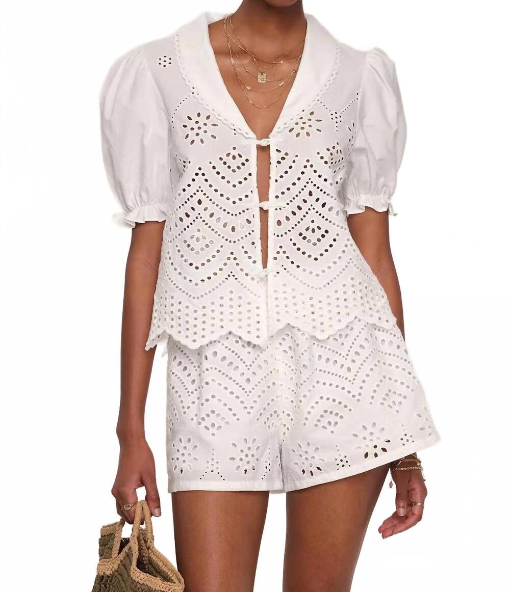 NEW HEARTLOOM floria two piece set in eggshell